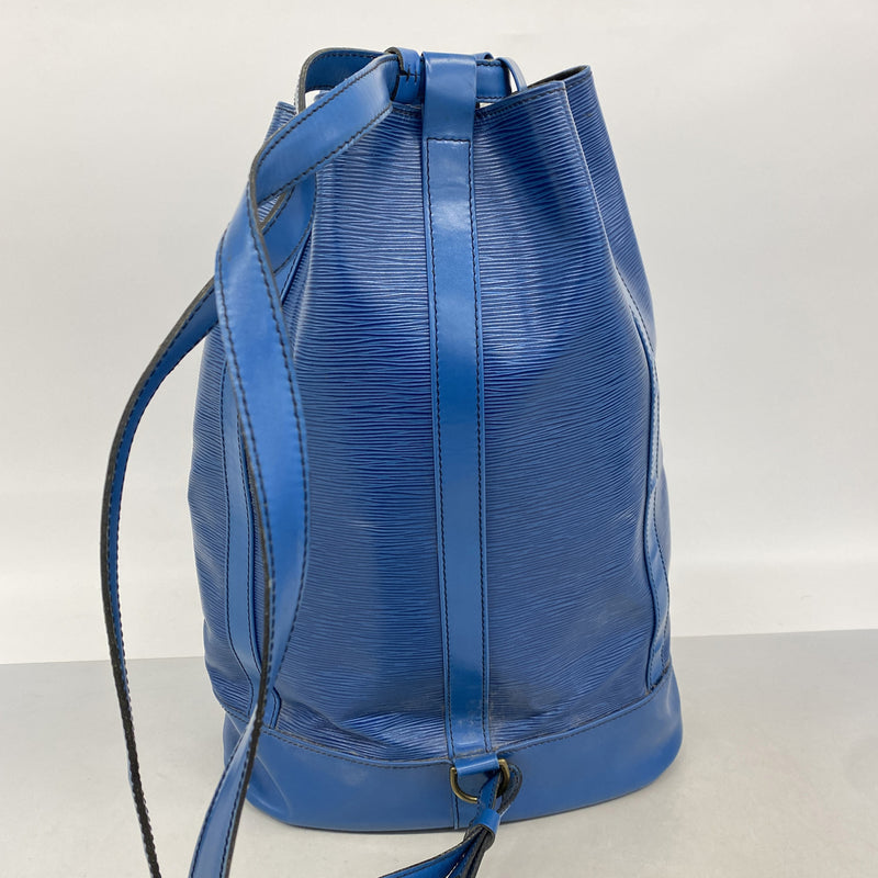 【6kc2046】ルイヴィトン ショルダーバッグ エピ ランドネGM M43085 トレドブルー【中古】レディース
