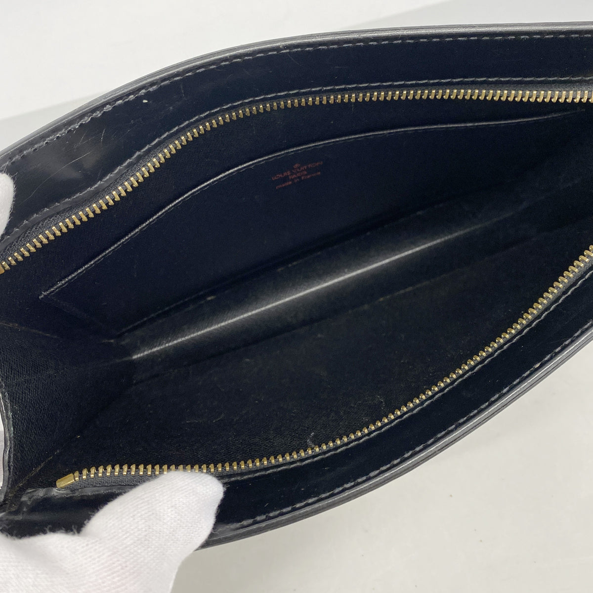 【6kc2049】ルイヴィトン クラッチバッグ エピ ポシェットオム M52522 ノワール【中古】メンズ