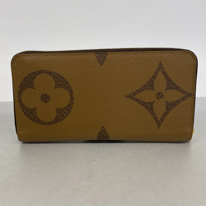 【6kc2050】ルイヴィトン 長財布 モノグラム・ジャイアント リバース ジッピーウォレット M69353 ブラウン【中古】メンズ レディース ユニセックス