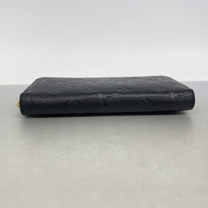 【6kc2051】ルイヴィトン 長財布 モノグラム・アンプラント ジッピーウォレット M61864 ノワール【中古】メンズ レディース ユニセックス