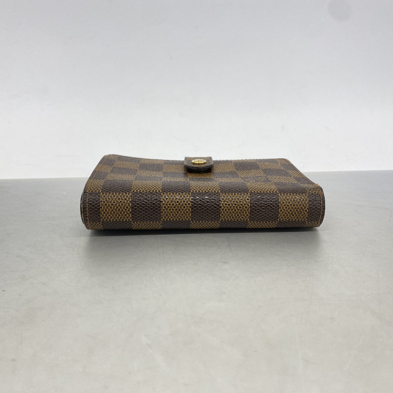 【6kc2053】ルイヴィトン 財布 ダミエ ポルトモネビエヴィエノワ N61664 エベヌ【中古】レディース