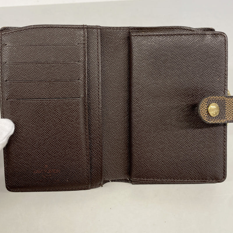 【6kc2053】ルイヴィトン 財布 ダミエ ポルトモネビエヴィエノワ N61664 エベヌ【中古】レディース