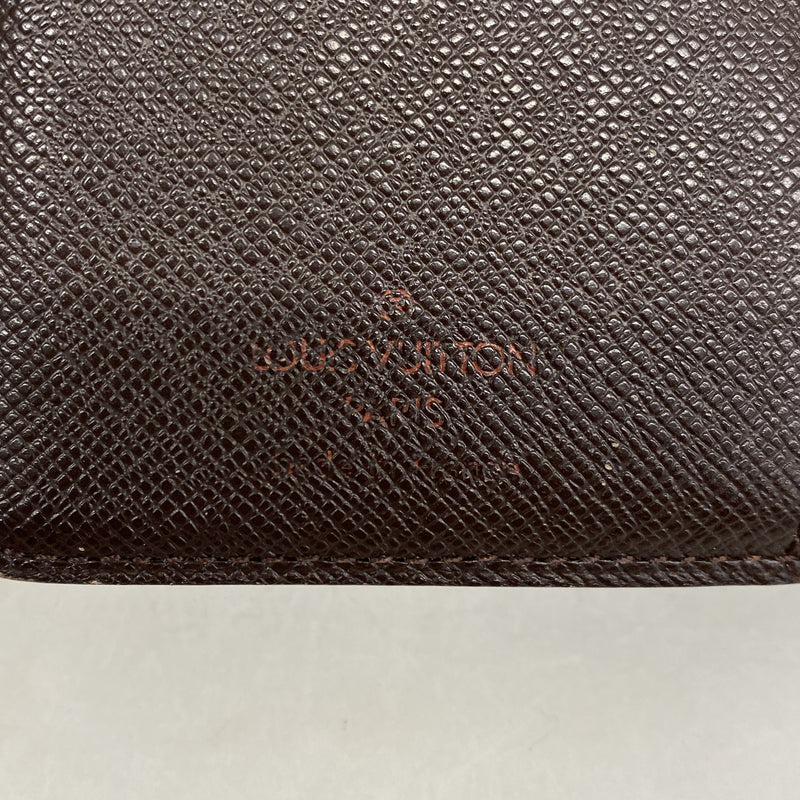 【6kc2053】ルイヴィトン 財布 ダミエ ポルトモネビエヴィエノワ N61664 エベヌ【中古】レディース