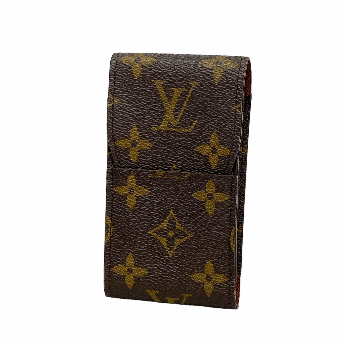 【6kc2064】ルイヴィトン シガレットケース モノグラム エテュイシガレット M63024 ブラウン【中古】メンズ レディース ユニセックス