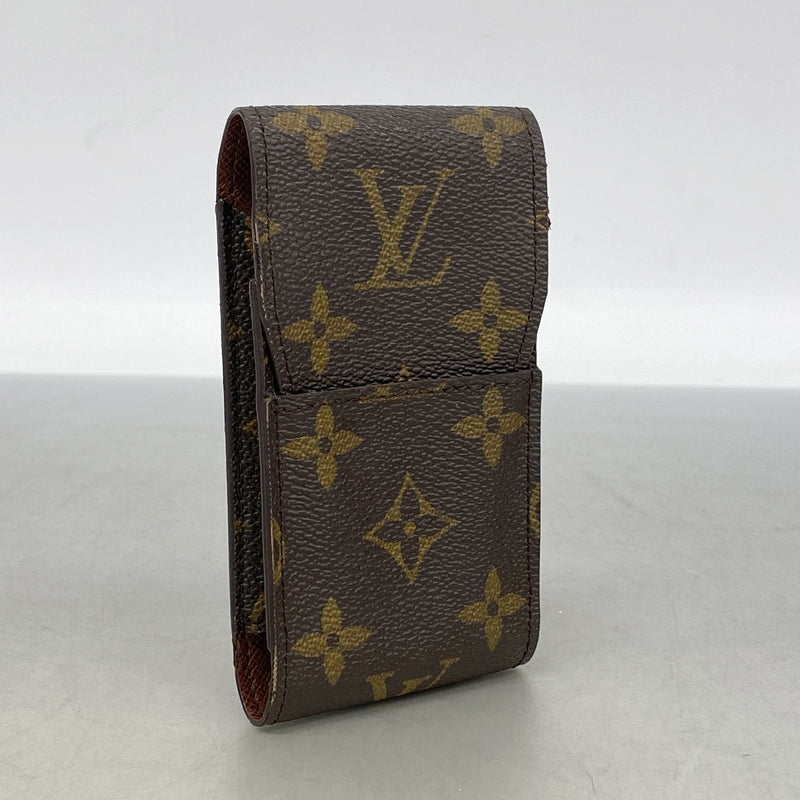 【6kc2064】ルイヴィトン シガレットケース モノグラム エテュイシガレット M63024 ブラウン【中古】メンズ レディース ユニセックス