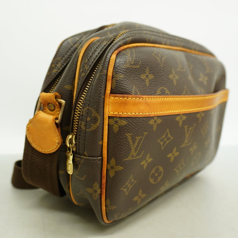 【6kc2071】ルイヴィトン ショルダーバッグ モノグラム リポーターPM M45254 ブラウン【中古】レディース