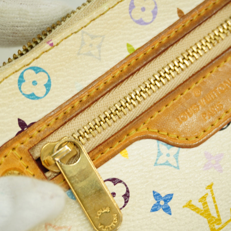 【6kc2075】ルイヴィトン コインケース モノグラム・マルチカラー ポシェットMM M60028 ブロン【中古】レディース