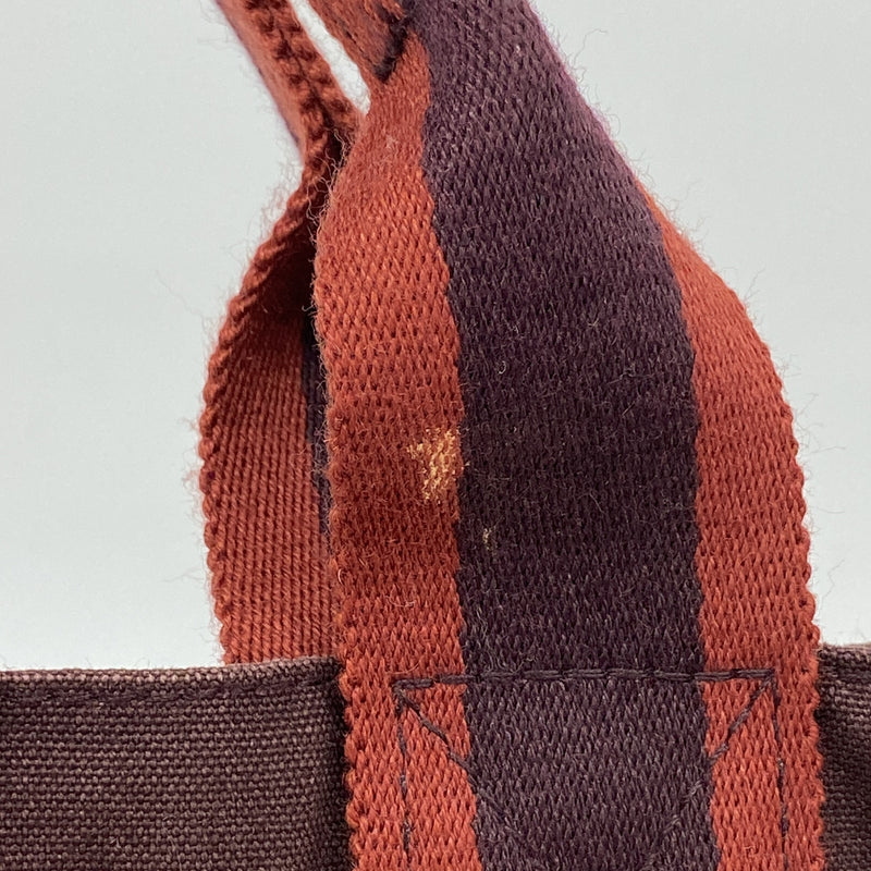 【6kc2076】エルメス トートバッグ フールトゥMM キャンバス ボルドー シルバー金具【中古】メンズ レディース ユニセックス