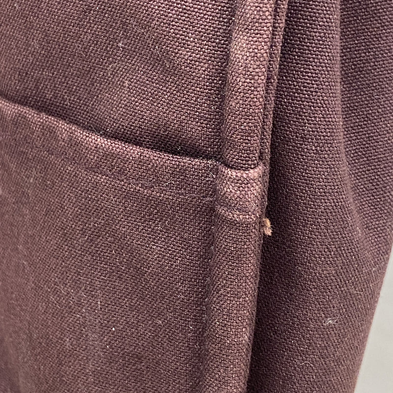 【6kc2076】エルメス トートバッグ フールトゥMM キャンバス ボルドー シルバー金具【中古】メンズ レディース ユニセックス