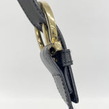 【6kc2089】サルヴァトーレフェラガモ ショルダーバッグ ガンチーニ レザー ブラック ゴールド金具【中古】レディース