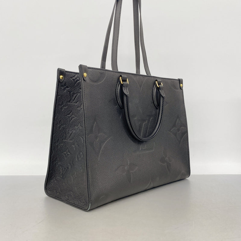 【6kc2093】ルイヴィトン トートバッグ モノグラム・アンプラント オンザゴーMM M45595 ノワール 2wayバッグ【中古】レディース