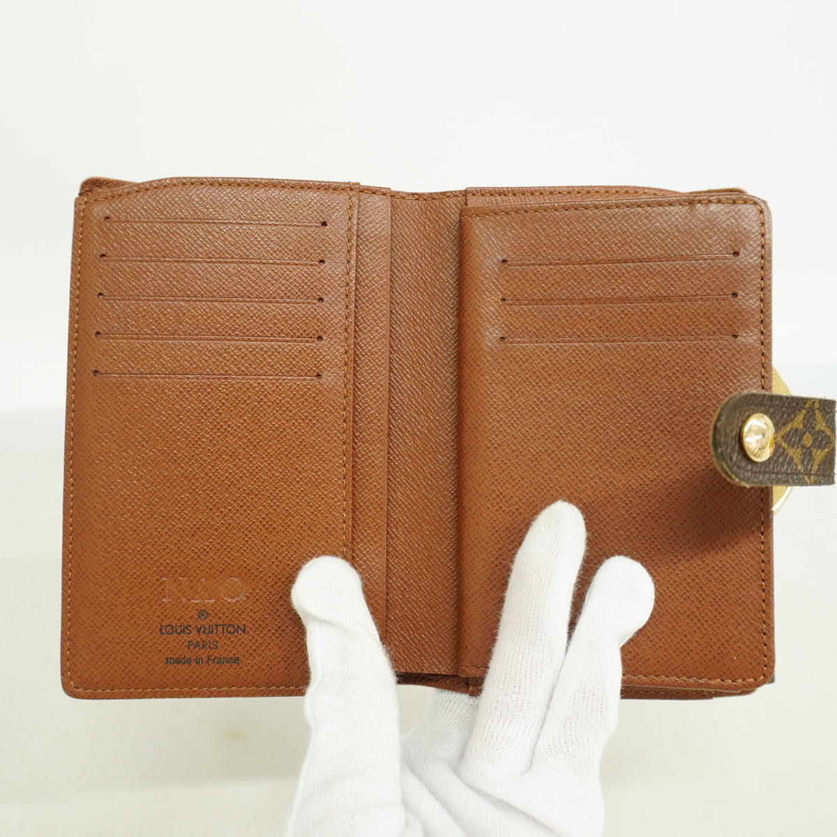 【6kc2105】ルイヴィトン 財布 モノグラム ポルトフォイユヴィエノワ M61674 ブラウン【中古】レディース