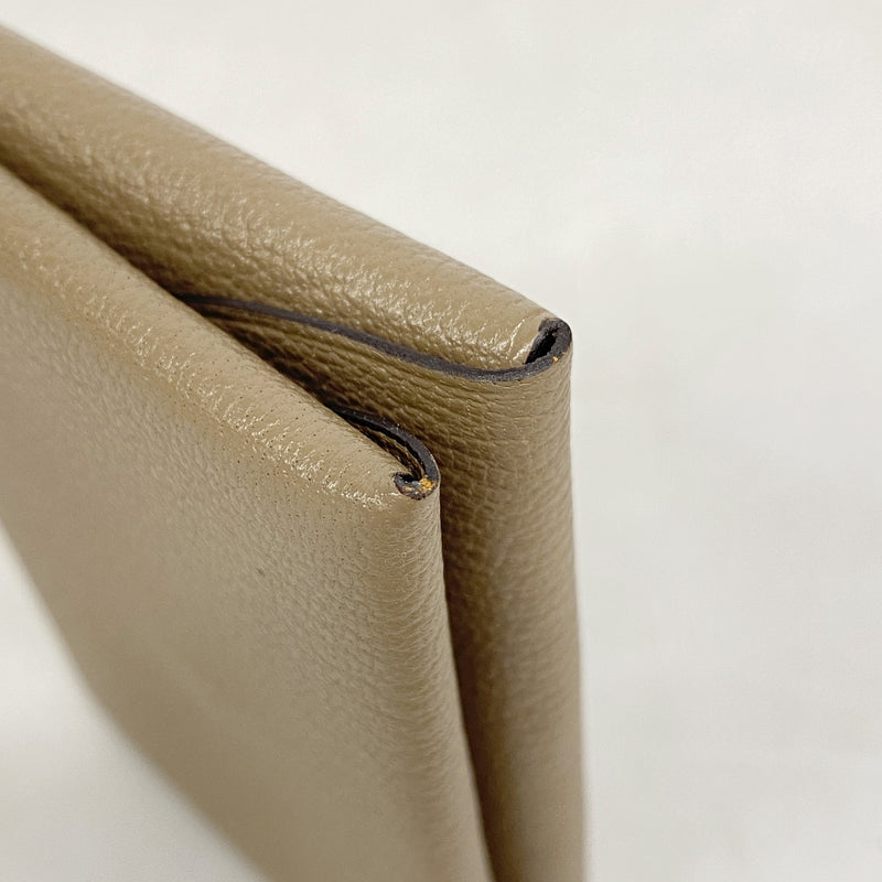 【6kc2106】エルメス コインケース カルヴィデュオ シェブルミゾル エトゥープ シルバー金具 U刻印【中古】メンズ レディース ユニセックス