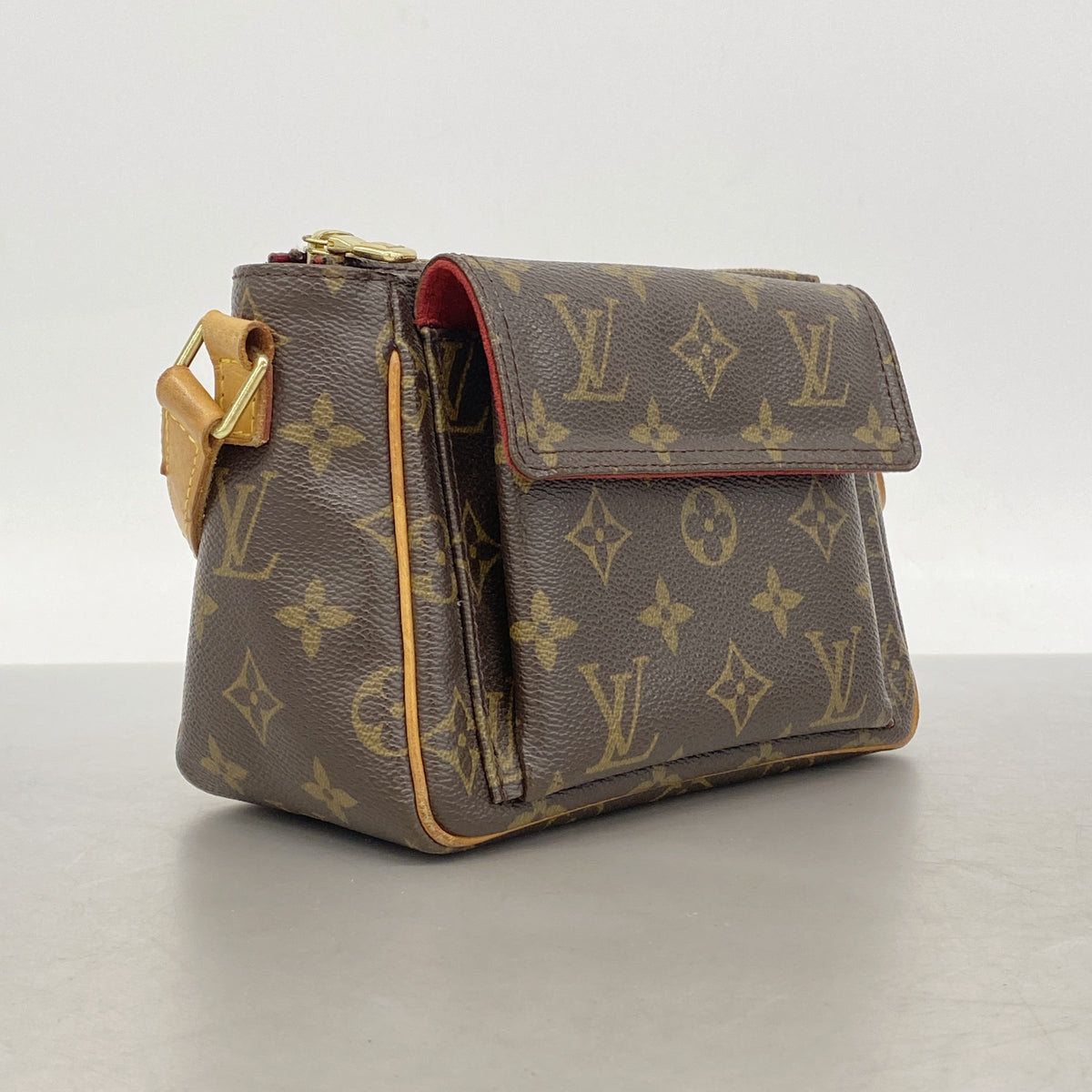 【6kc2113】ルイヴィトン ショルダーバッグ モノグラム ヴィバシテPM M51165 ブラウン【中古】レディース