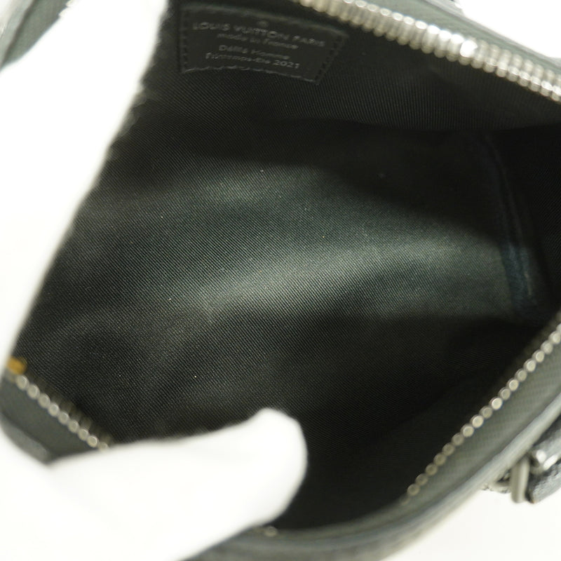 【6kc2118】ルイヴィトン ハンドバッグ ダミエ・ディストーテッド キーポルXS M80202 ブラック 2wayバッグ【中古】メンズ