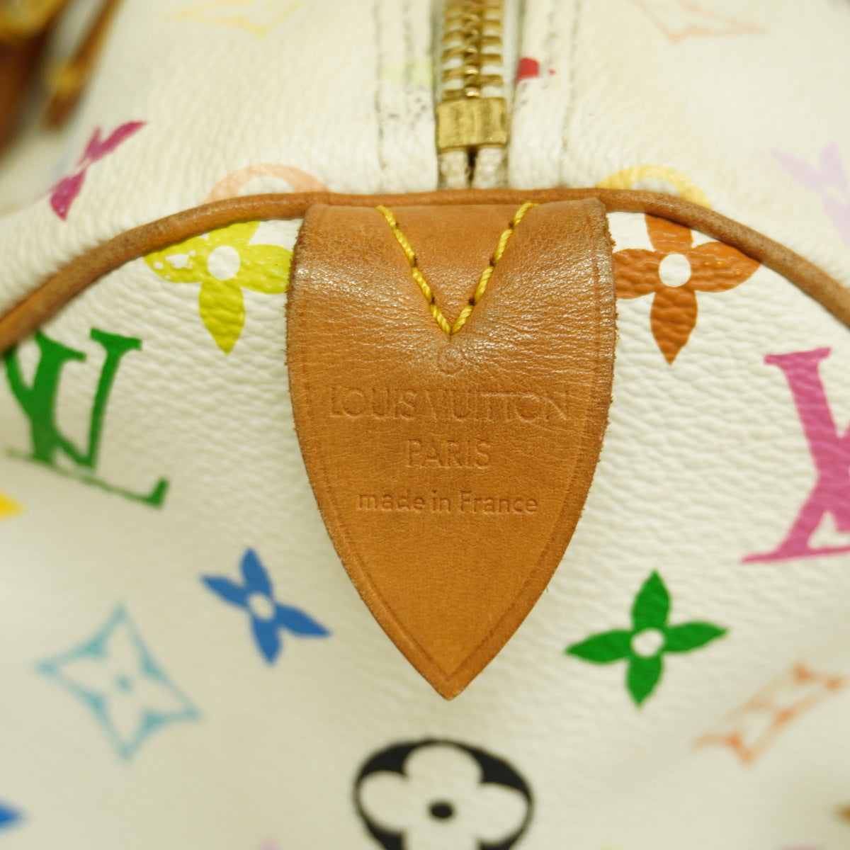 【6kc2145】ルイヴィトン ハンドバッグ モノグラム・マルチカラー スピーディ30 M92643 ブロン【中古】レディース