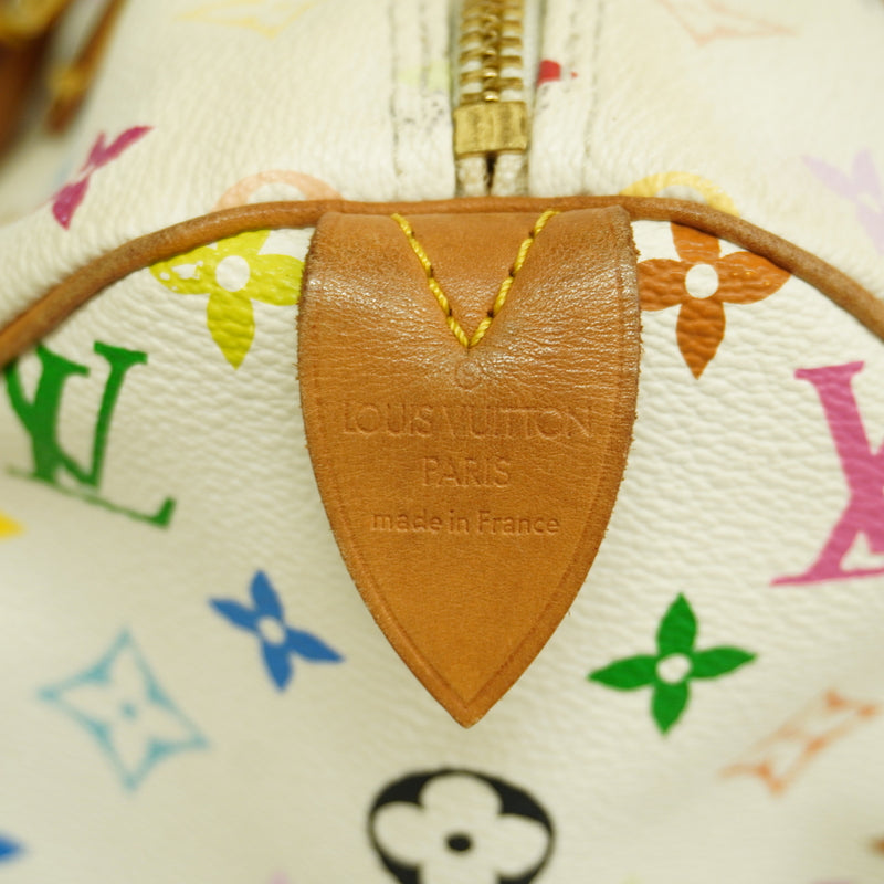 【6kc2145】ルイヴィトン ハンドバッグ モノグラム・マルチカラー スピーディ30 M92643 ブロン【中古】レディース