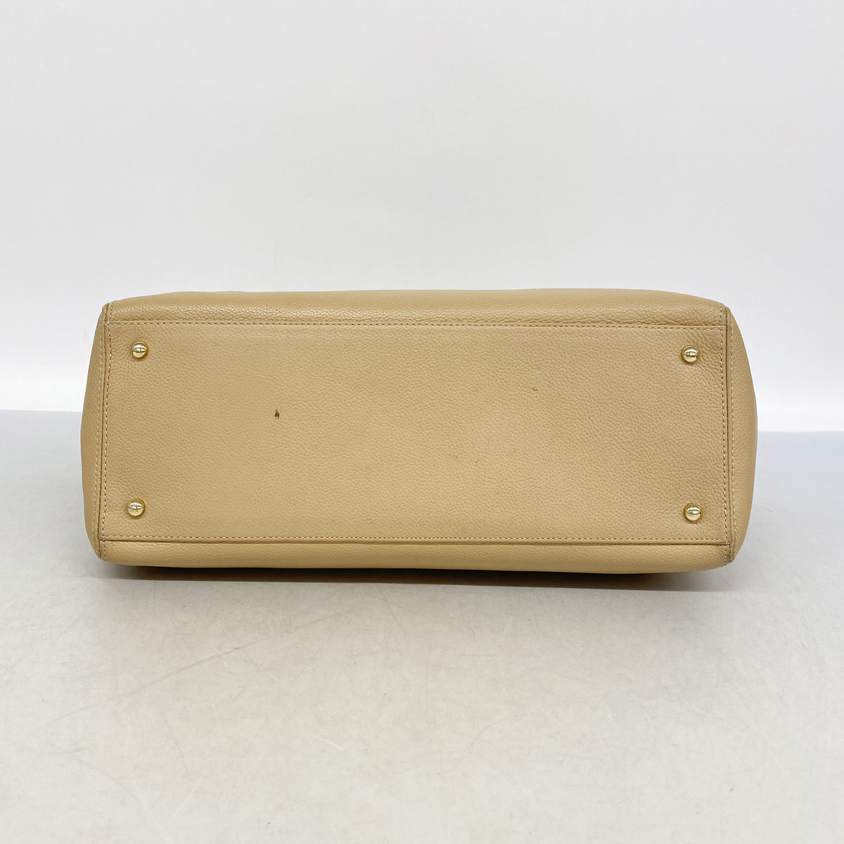 【6kc2164】シャネル トートバッグ エグゼクティブ レザー ベージュ ゴールド金具【中古】レディース