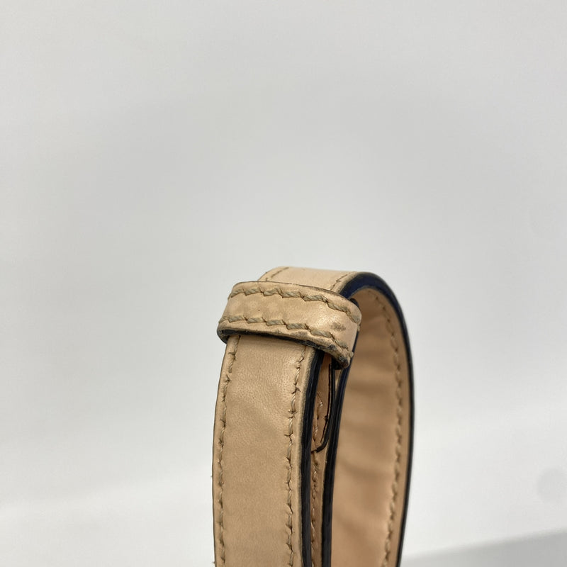 【6kc2198】フェンディ ハンドバッグ バイザウェイ レザー ピンクベージュ ゴールド金具 2wayバッグ【中古】レディース