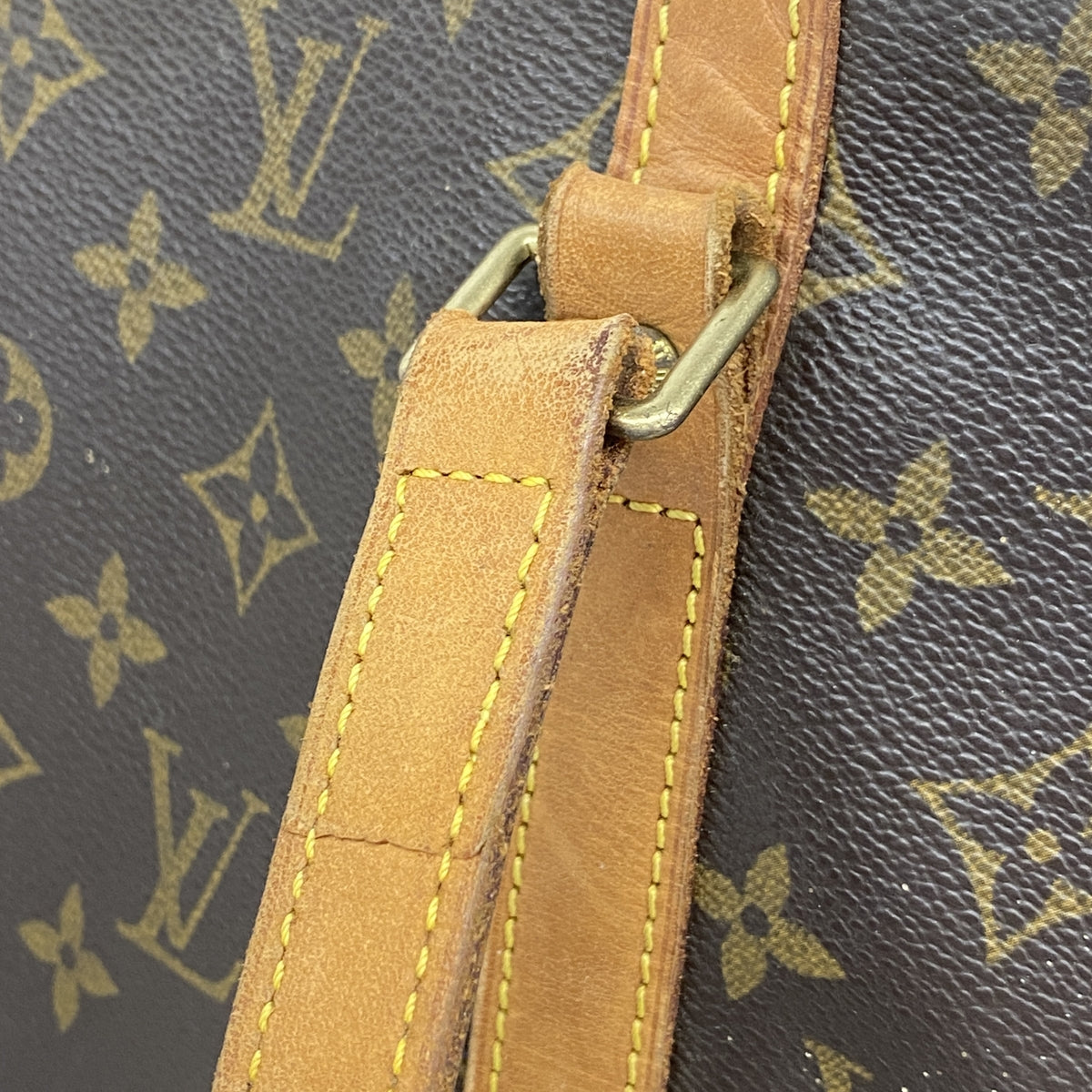 【6kc2209】ルイヴィトン ショルダーバッグ モノグラム サックショッピング M51108 ブラウン【中古】レディース