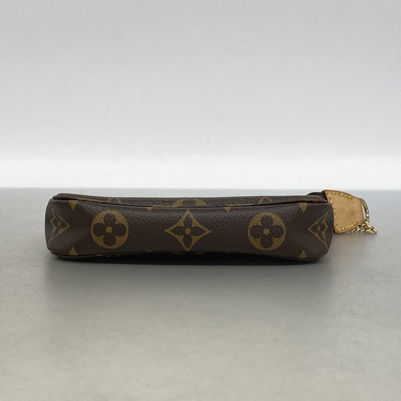 【6kc2211】ルイヴィトン ポーチ モノグラム ミニポシェットアクセソワール M58009 ブラウン【中古】レディース