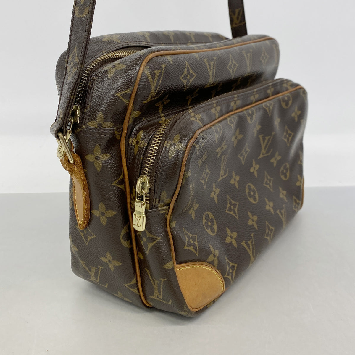 【6kc2220】ルイヴィトン ショルダーバッグ モノグラム ナイル M45244 ブラウン【中古】レディース