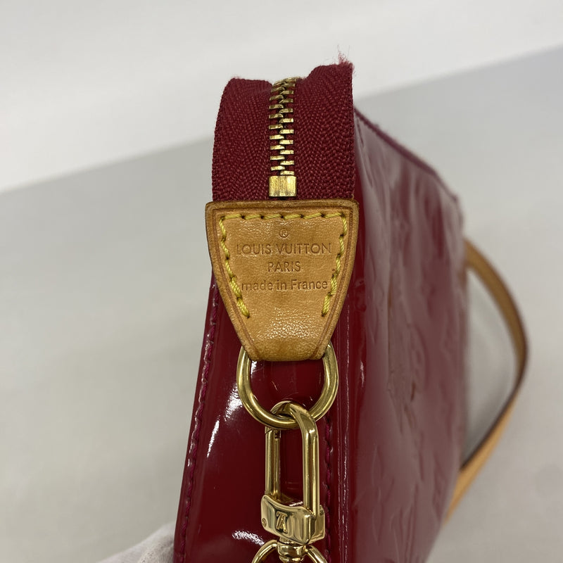 【6kc2222】ルイヴィトン ポーチ ヴェルニ ポシェットアクセソワール M91577 ポムダムール【中古】レディース