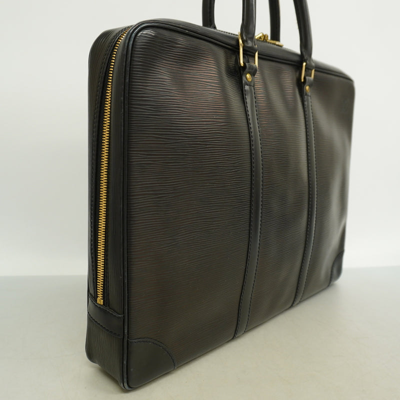 【6kc2242】ルイヴィトン ブリーフケース エピ ポルトドキュマンヴォワヤージュ M54472 ノワール【中古】メンズ