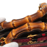 【6kc2254】グッチ ハンドバッグ ダイアナ 655661 キャンバス レザー ブラウン ゴールド金具 2wayバッグ【中古】レディース