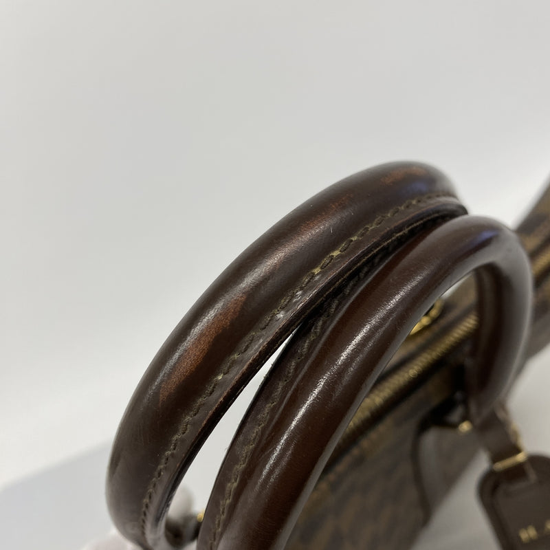 【6kc2265】ルイヴィトン ブリーフケース ダミエ ポルトドキュマンヴォワヤージュ N41124 エベヌ【中古】メンズ