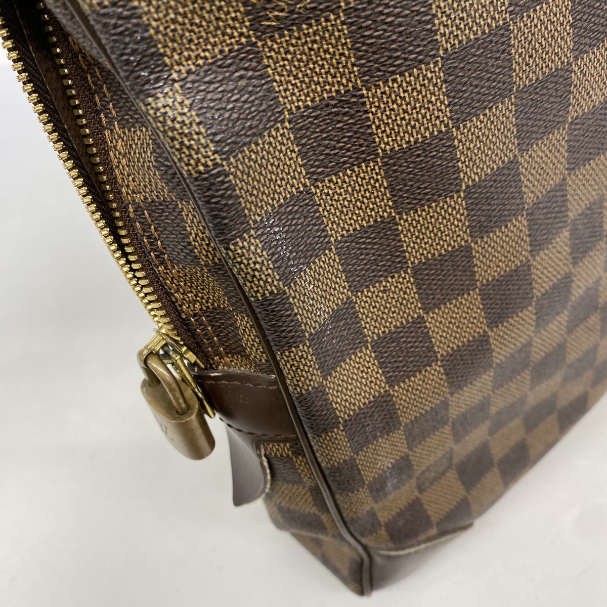 【6kc2265】ルイヴィトン ブリーフケース ダミエ ポルトドキュマンヴォワヤージュ N41124 エベヌ【中古】メンズ