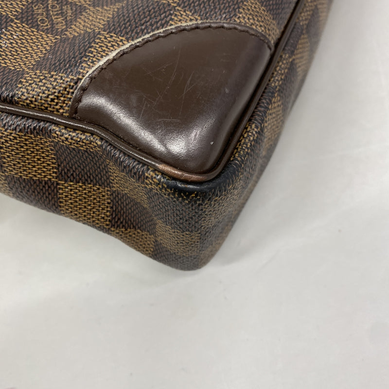 【6kc2265】ルイヴィトン ブリーフケース ダミエ ポルトドキュマンヴォワヤージュ N41124 エベヌ【中古】メンズ