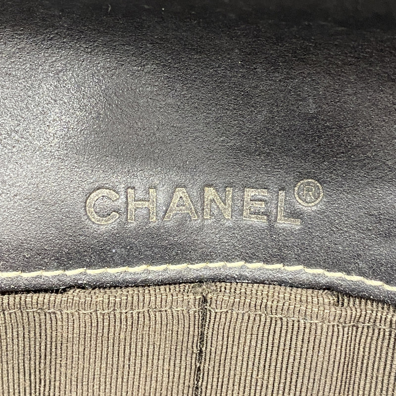 【6kc2281】シャネル ショルダーバッグ チョコバー チェーンショルダー デニム ブルー シルバー金具【中古】レディース