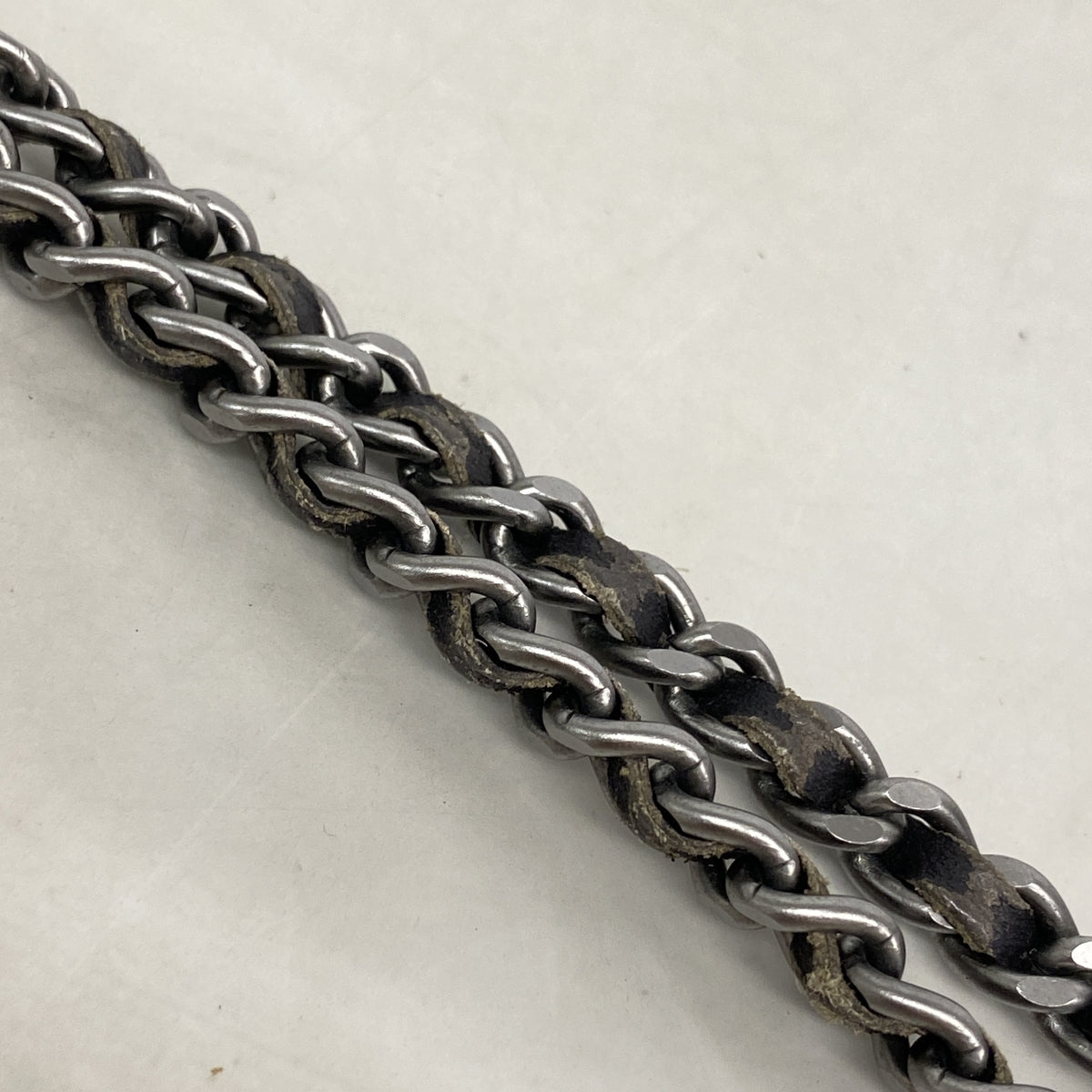 【6kc2281】シャネル ショルダーバッグ チョコバー チェーンショルダー デニム ブルー シルバー金具【中古】レディース