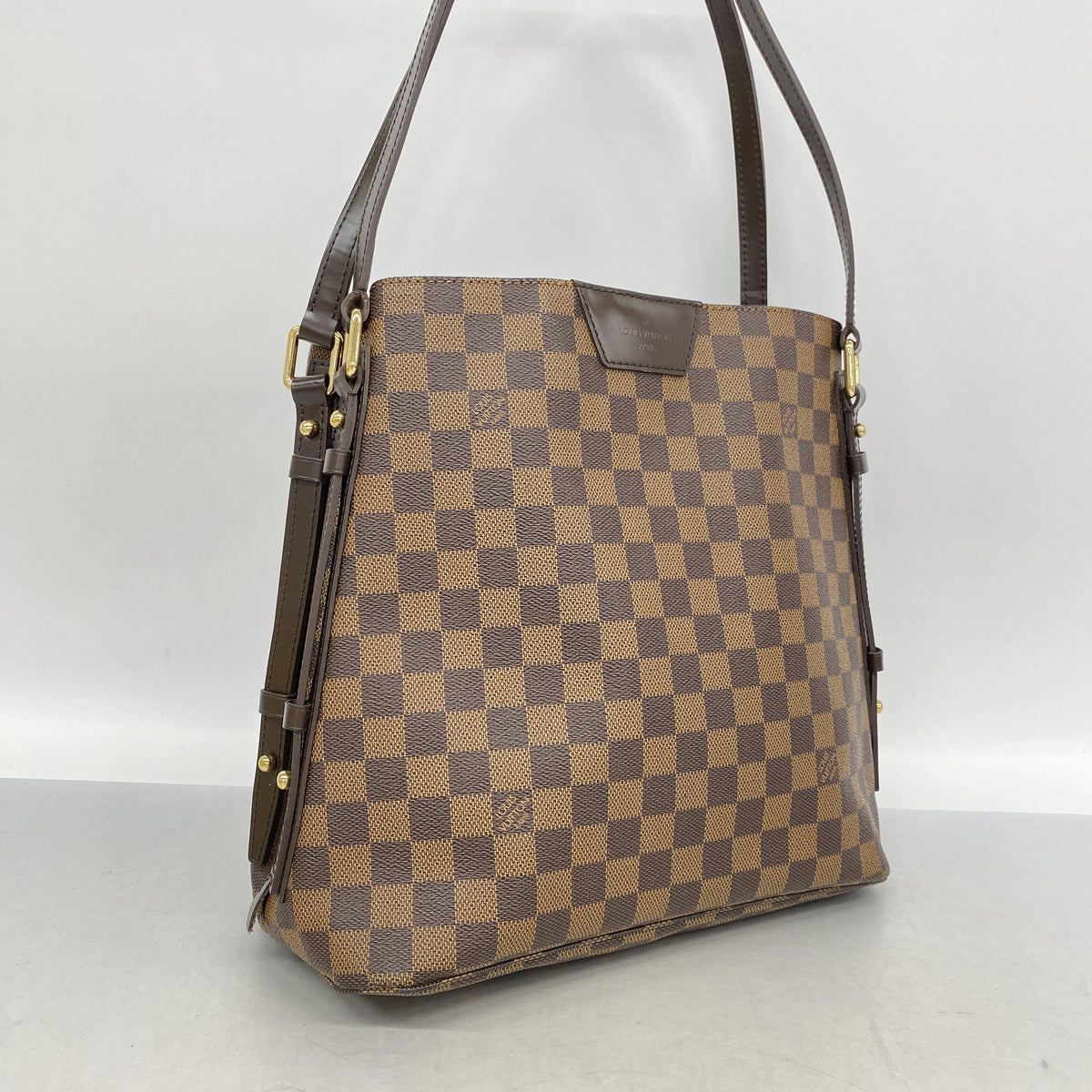 【6kc2282】ルイヴィトン ショルダーバッグ ダミエ カバリヴィントン N41108 エベヌ【中古】レディース