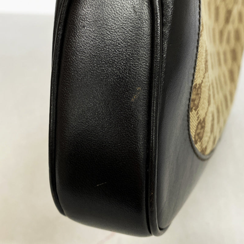 【6kc2324】グッチ ショルダーバッグ GGキャンバス/シェリーライン ジャッキー 001 3306 キャンバス ブラウン シルバー金具【中古】レディース