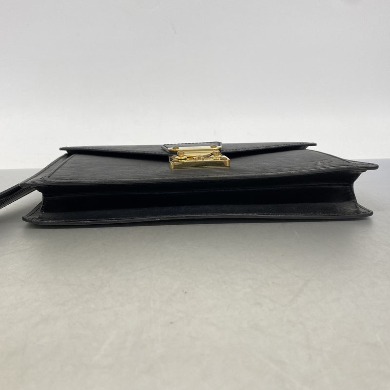 【6kc2348】ルイヴィトン クラッチバッグ エピ ポシェットセリエドラゴンヌ M52612 ノワール【中古】メンズ