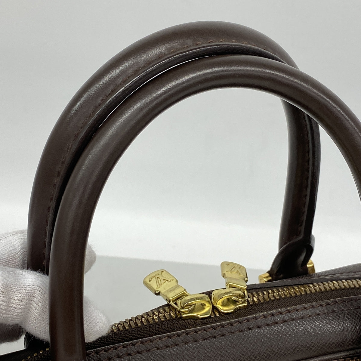 【6kc2352】ルイヴィトン ハンドバッグ ダミエ ブレラ N51150 エベヌ【中古】レディース