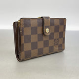 【6kc2354】ルイヴィトン 財布 ダミエ ポルトフォイユヴィエノワ N61674 エベヌ【中古】レディース
