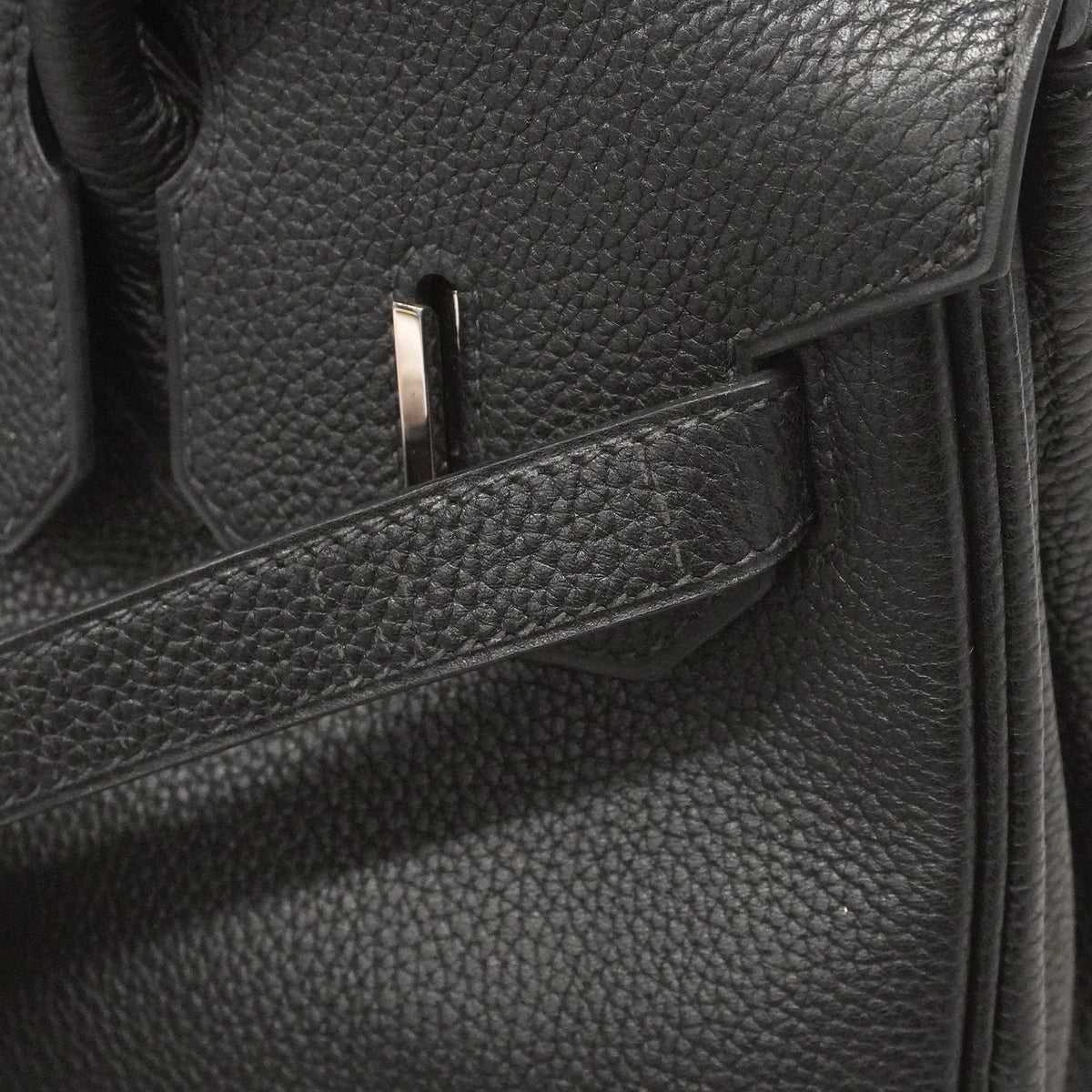 【6kc2365-h】エルメス ハンドバッグ バーキン30 トゴ ブラック シルバー金具 □G刻印【中古】レディース