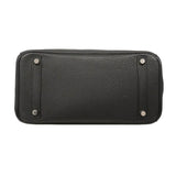 【6kc2365-h】エルメス ハンドバッグ バーキン30 トゴ ブラック シルバー金具 □G刻印【中古】レディース