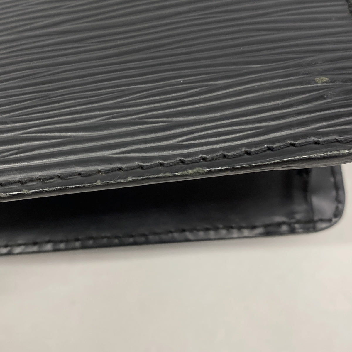 【6kc2393】ルイヴィトン クラッチバッグ エピ ポシェットセリエドラゴンヌ M52762 ノワール【中古】メンズ