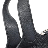 【6kc2400】エルメス ハンドバッグ ピコタンロックPM トリヨンクレマンス ブラック シルバー金具 W刻印【中古】レディース
