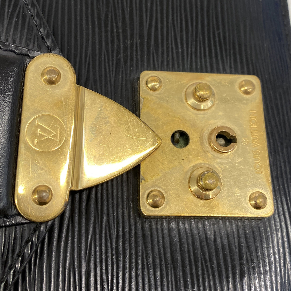 【6kc2411】ルイヴィトン クラッチバッグ エピ ポシェットセリエドラゴンヌ M52612 ノワール【中古】メンズ