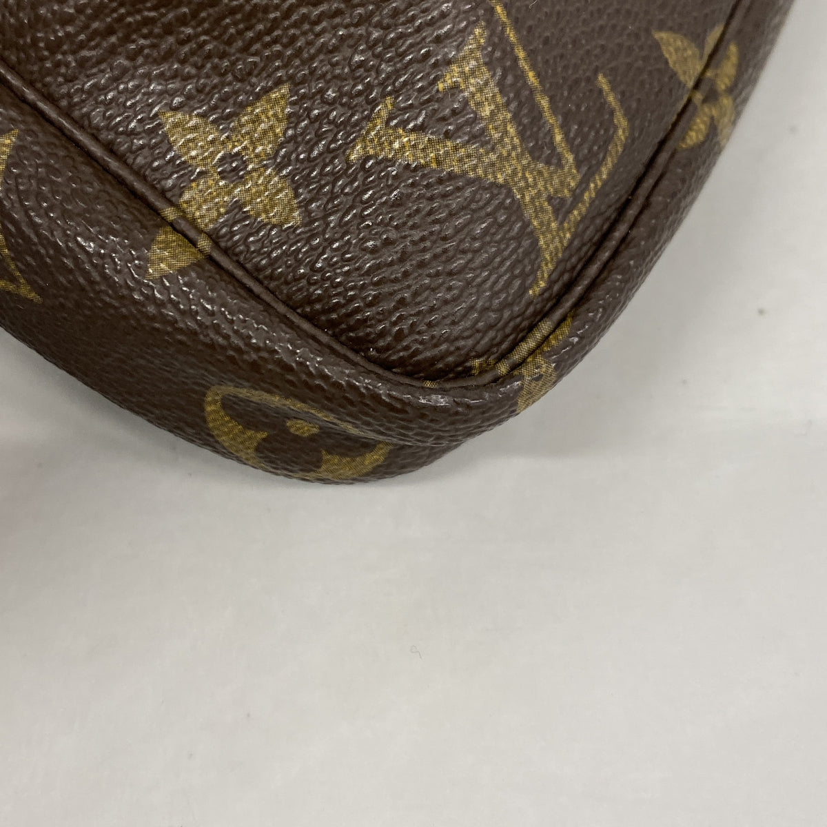 【6kc2413】ルイヴィトン ポーチ モノグラム ポシェットアクセソワール M51980 ブラウン【中古】レディース