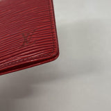 【6kc2416】ルイヴィトン パスケース エピ ポルト2カルトヴェルティカル M63207 カスティリアンレッド【中古】メンズ レディース ユニセックス