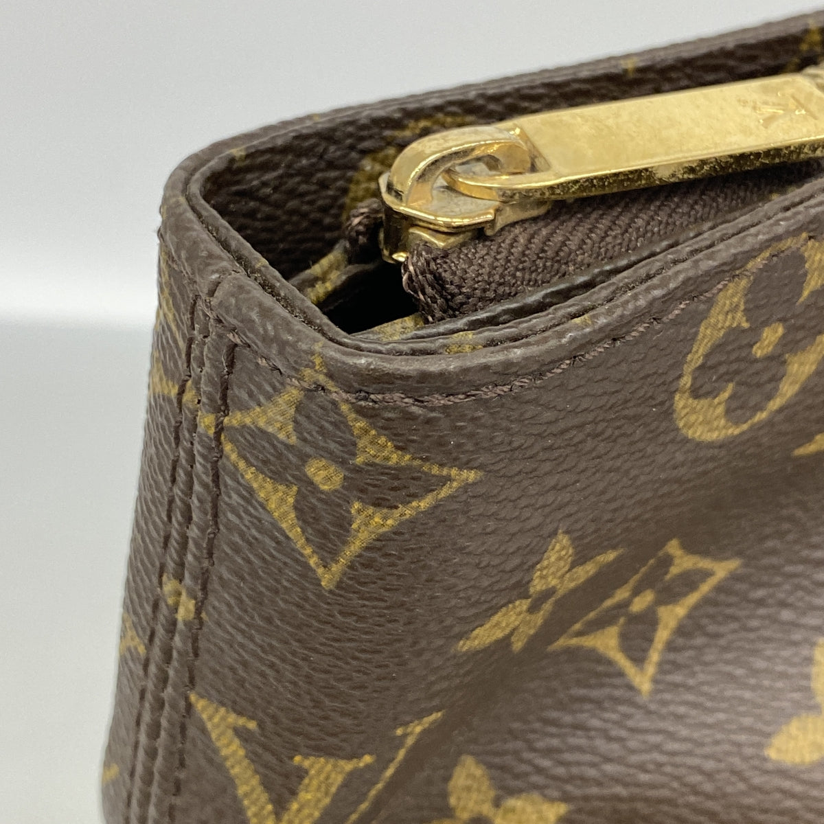 【6kc2418】ルイヴィトン トートバッグ モノグラム カバメゾ M51151 ブラウン【中古】レディース