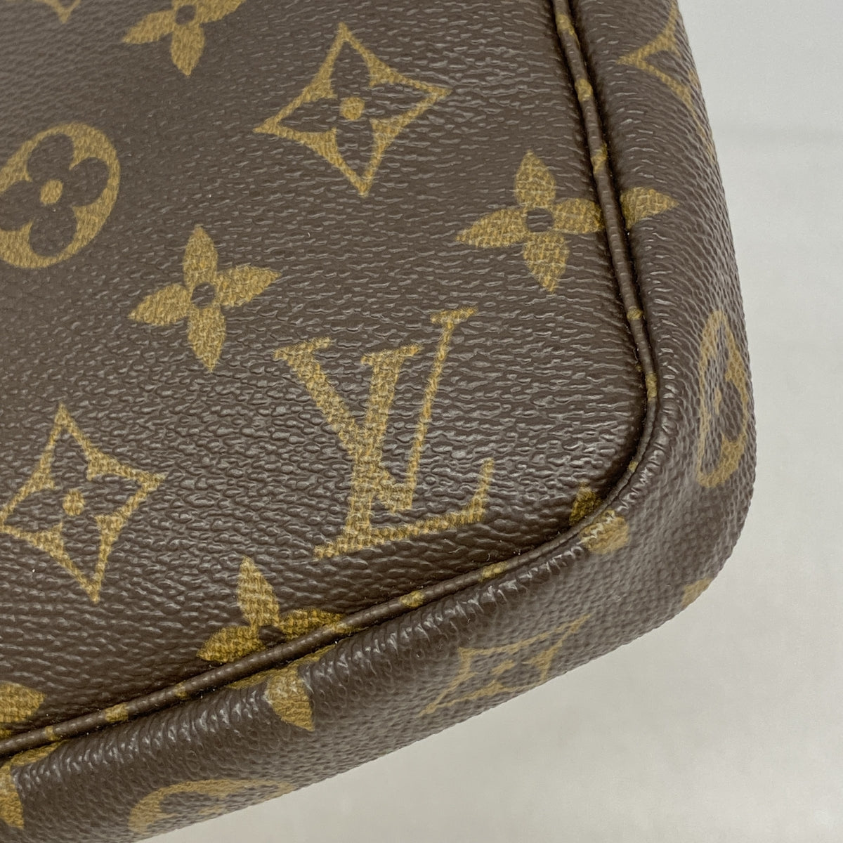 【6kc2422】ルイヴィトン ポーチ モノグラム ポシェットアクセソワール M51980 ブラウン【中古】レディース