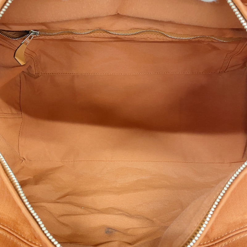 【6kc2425】エルメス トートバッグ アカプルコPM トワルシェブロン オレンジ シルバー金具【中古】メンズ レディース ユニセックス