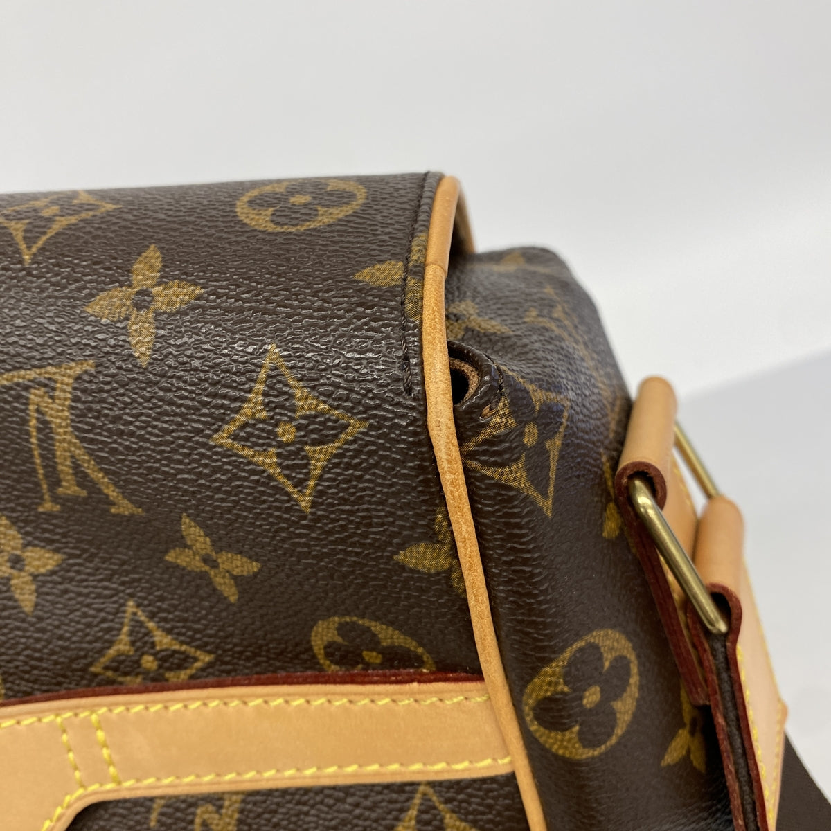 【6kc2443】ルイヴィトン ショルダーバッグ モノグラム アベス M45257 ブラウン【中古】メンズ レディース ユニセックス